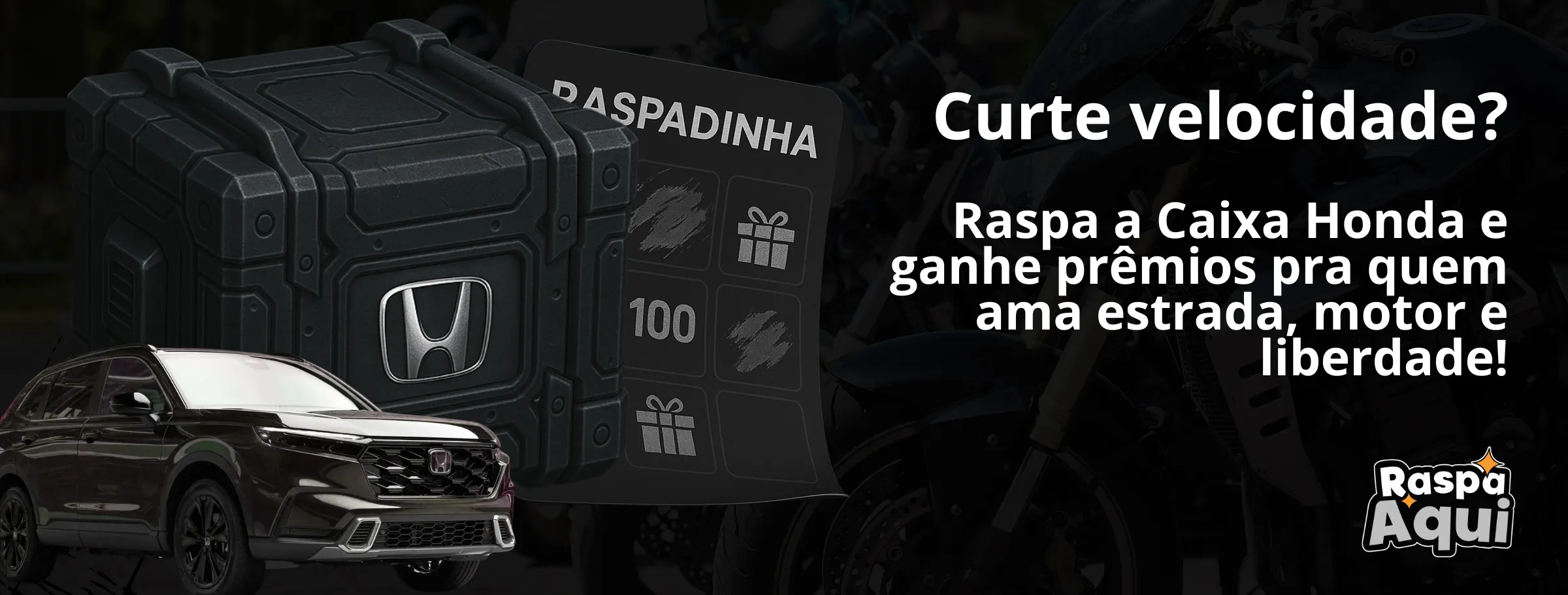 Banner Raspadinha Honda